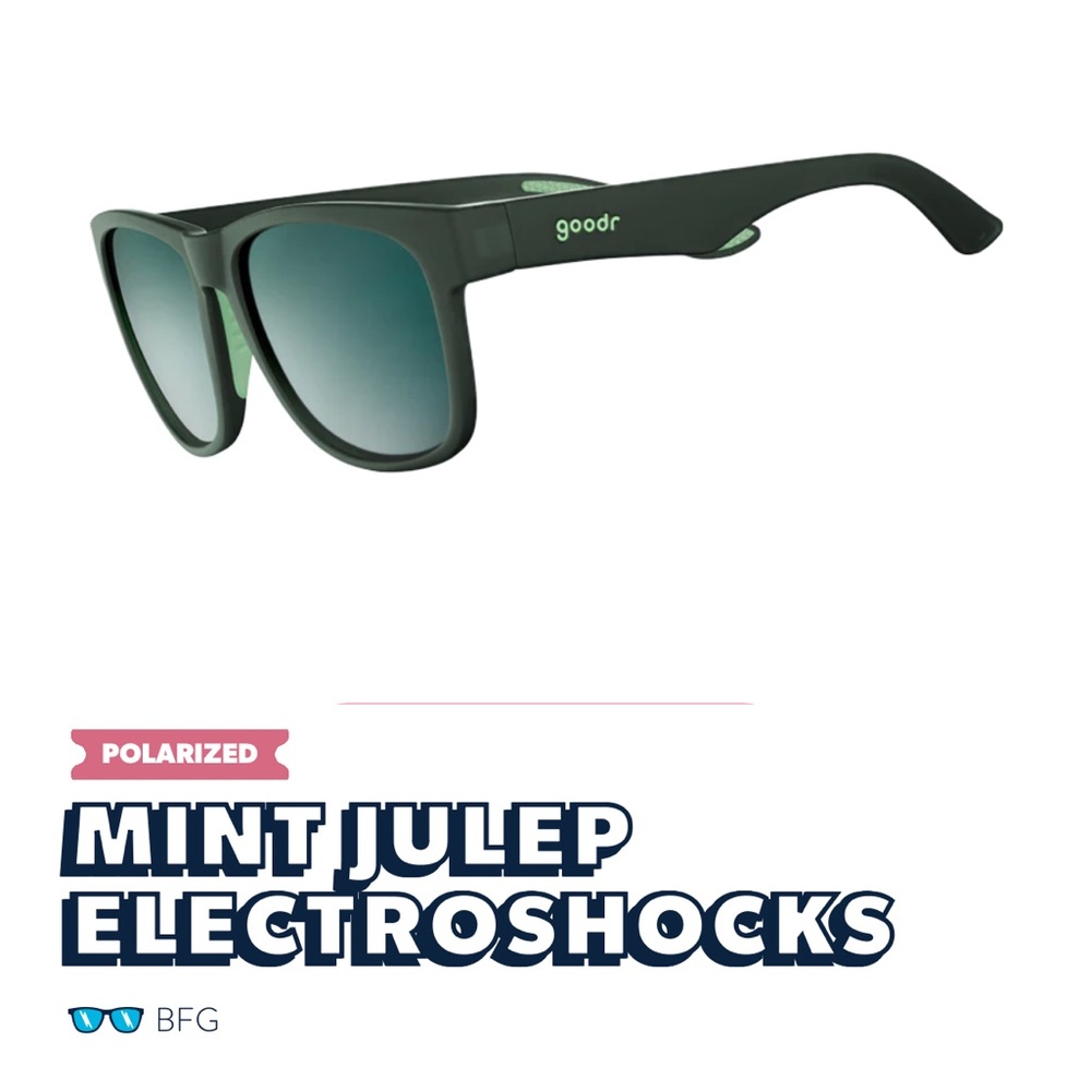 Goodr BGF Mint Julep Electroshocks